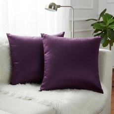 Aiking Home 61x61cm(24x24인치) 인조 실크 스퀘어 유럽 샴 지퍼 잠금 아쿠아(2개 세트) Collection 129763 8926574191, 가지