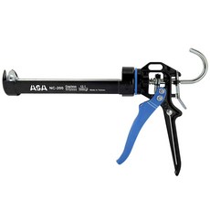 ASA 無空行程主動不滴膠矽利康槍 NC-200 台灣製 強化膠管座 專利結構 填縫膠槍, 1個