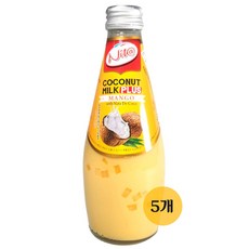 태국 니타 코코넛밀크음료5종 290ML 1.망고맛, 5개