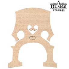 Maple 첼로 미가공 프렌치 브릿지 전사이즈, 3/4, 1개