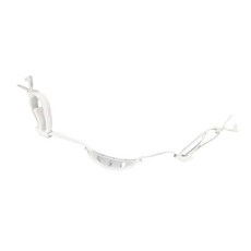 4xConstruction 헬멧 턱 스트랩 폴리에스테르 턱 밴드 성인용 스케이트 타기 화이트, 55cm, 하얀색, 1개