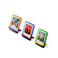 Polaroid 아크릴 포토 프레임 3팩 - i-Type 600 및 SX-70 즉석 사진용 3가지 멀티 컬러 (6367), 멀티 컬러 3팩