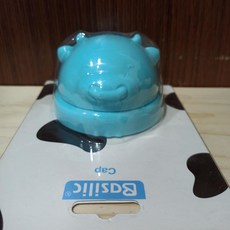 貝喜力克造型滑蓋(D220)，廚房防塵保鮮滑蓋，多尺寸碗杯通用，安全無毒易清洗, 藍, 1個