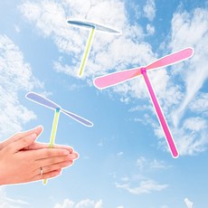토이랄라 LED 날아라 프로펠러 슈팅플라이 헬리콥터 불빛, 랜덤, 1개