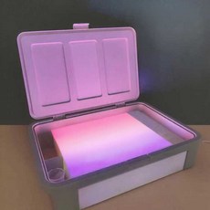 어린이 샌드아트 기계 소형 충전식 무선 모래 그림 판, 1개, 무선 샌드아트 기계 블루