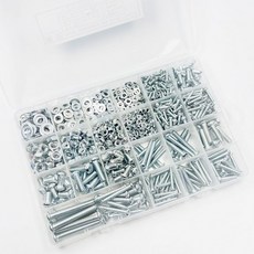 둥근머리볼트 너트 와샤 세트 가구나사, 1개