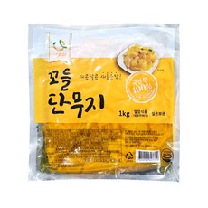 새로미 꼬들 단무지, 2개, 1kg