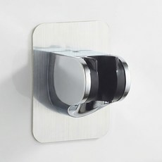 홈바스 강력접착 샤워기 거치대 각도조절, 메탈그레이, 1개