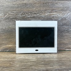 Edge PE204723 화이트 7인치 디지털 LCD 디스플레이 액자 (MP3 플레이어 내장)