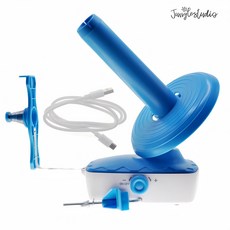 [정글스튜디오] 업그레이드 전동 울와인더 자동 실와인더 실 감기 A/S 품질보증, 블루, 1개