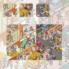 1 세트 레시 플랜 스티커 장면 DIY 공예 키트 실용적인 홈 오 책상 미적 장식 취미가 및 예술 용, 1set