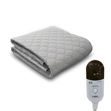 Jangsoo Java布料可水洗碳纖維電熱墊 KHJS-2000Q, Queen(1500 x 1900 mm), 灰色