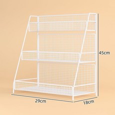 【開發票/統編】花藝置物架展示架 花束綵帶絲帶收納架 蛋糕緞帶專用展示架 多層次可調式分隔花架子, 白色三層中號【人氣款】, 1個