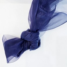 CRT 004 크리스탈 고밀도 오간자 노방 원단 오간디 패브릭 한복 천, 1개, 네이비