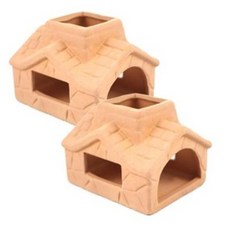 모비딕 수족관 장식용 굴뚝하우스 황토 TW1805, 2개