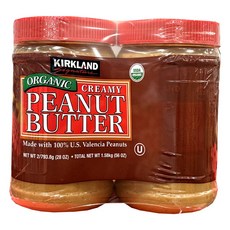 코스트코 커클랜드 시그니춰 유기농 피넛버터 /실온 땅콩버터, 2개, 790g