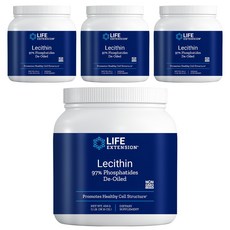 LIFE EXTENSION 卵磷脂膠囊, 454g, 4罐, 見詳細說明0