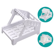 4x6 라벨용 라벨 홀더 프린터 롤 및 팬폴드 라벨 2 in 1 데스크탑용 Themal 스티커 분리 가능