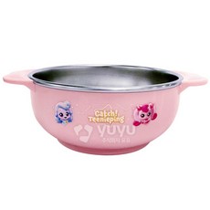 캐치티니핑5 대접-논슬립스텐 YP5454 (S0073), 캐치티니핑5-S0073, 1개