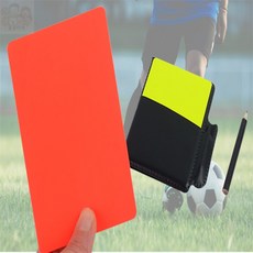 달곰스토어 축구 심판 수첩 옐로우카드레드카드