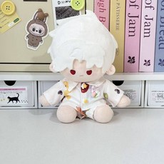 40cm 인형 의상 솜인형옷 귀여운 솜인형 자세 아이돌 앉은 인형옷 무속성 솜깅이 잠옷, 오렌지 토끼 20cm 앉은