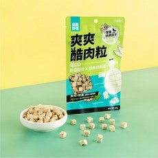 怪獸部落 爽爽酷肉粒 野味凍乾零食 寵物零食 貓狗零食 原肉零食 凍乾 犬貓零食, 20g, 1個, 鱉肉+鱉蛋+雞肉+貓薄荷