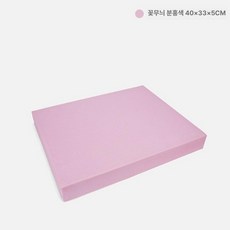 머스코 요가 밸런스 요가매트 쿠션 패드 SBU9J25 홈트 소프트 운동 헬스, 1개, 40x33x5cm 플로럴핑크 TPE, 50mm