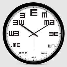 헬스장 벽시계 스포츠 아날로그시계 개성 프레임, 1. 10인치 R592 검은바늘 검정