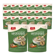 양반 버섯 야채죽, 420g, 20개
