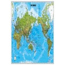 THE WORLD(세계지도)-영문지세 (코팅 원지-부착용), 성지문화사, 편집부 저