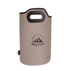 Travel bravery保溫足浴桶 30L大容量 便攜折疊設計 家用泡腳神器, 咖啡色, 1個