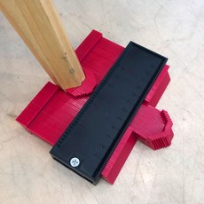 윤곽선 형상 본뜨기 자 색상랜덤, 1개