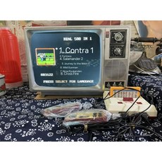 레트로 송출기 티비 아날로그 옛날 흑백 빈티지 포토존 이동식 감성 송출, 5. 14인치 게임기