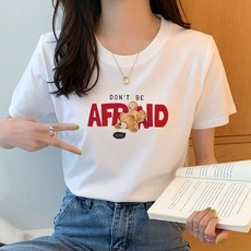 重磅純棉 短袖T恤女 寬鬆百搭 [JC的店]