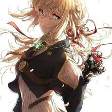 스터드드 바이올렛 에버가든 애니메이션 레트로 페인팅 프린트 거실용 벽장식 그림, 20. E23