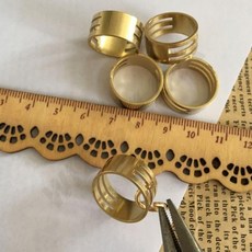 부재료 부자재 만들기 오링반지 공예 악세사리 공구 비즈 쥬얼리, 1개