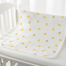 VANLUEE 隔尿墊 新生嬰兒 a類兒童護理隔尿牀單, 1個, 50*70cm小黃雞