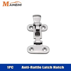 110X50mm 보트 도어 잠금 래치 걸쇠 로커 316 스테인레스 스틸 Anti-Rattle 해치 마운트 요트 액세서리 세, 01 76mmx58mm