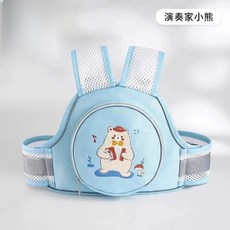 兒童機車安全帶 機車背帶 後座安全帶, 1個, 演奏家小熊/陞級可收納款