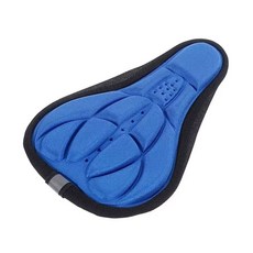 산악 자전거 안장 커버 시트 3D 스폰지 쿠션 보호 두꺼운, Blue(1PC), 1개