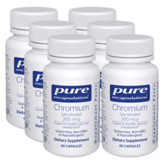 퓨어인캡슐레이션 크롬 피콜리네이트 200mcg, 6개, 60정