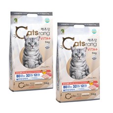 캐츠랑 NEW 전연령 올라이프 고양이 건식사료, 닭+참치, 10kg, 1개