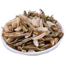 【惠珍軒】澎湖杏仁小魚乾 酥脆杏仁 澎湖海味 獨立包裝 健康零食, 600g, 1個