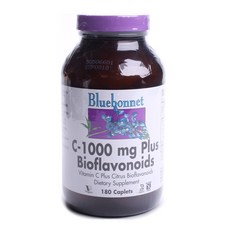 Bluebonnet 維他命C素食膠囊 1000mg, 1個, 180 件