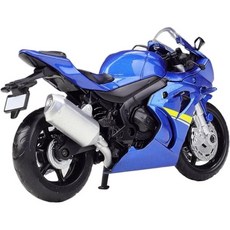 11441397 다이캐스트 모델 모형 수집품 모터사이클 컬렉션 1 18에 적합한 스즈키 GSX‑R1000 서스펜션 오프로드 차량 바이크 선물 블루