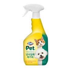 유한락스 펫메스 리무버 반려동물 탈취 냄새 얼룩제거 소독, 500ml, 1개