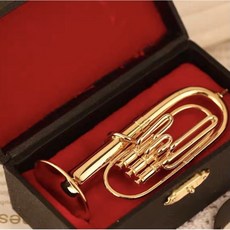 管樂模型 生日禮物 送禮飾品 展示 紀念品, 低音號, 1個