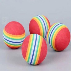 끄니스토어 연습용 스펀지 골프공 10p 연습볼 칼라, 레인보우 ONE