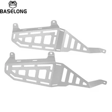 야마하 테네레 700 T7 2020-2021-2022-2023-2024 리어 러기지 펜더 랙 카고 새들백 선반 브래킷 지원, 01 silver