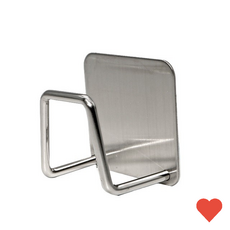 주방 수납 스테인리스 수세미 홀더 거치대 걸이 고리